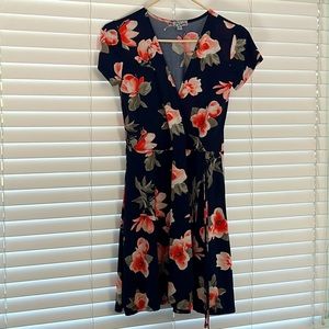 Floral V-neck Dress